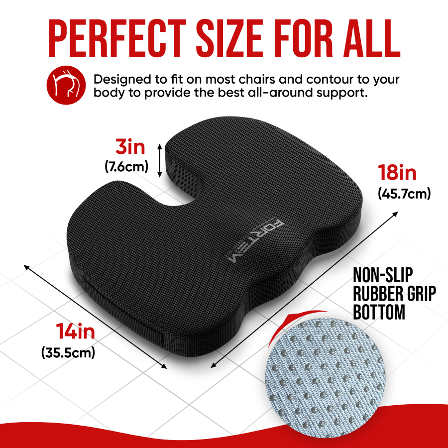Lumbar and Seat Cushion XL - Breathable Mesh Cover