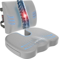 Thumbnail for Lumbar and Seat Cushion XL - Breathable Mesh Cover