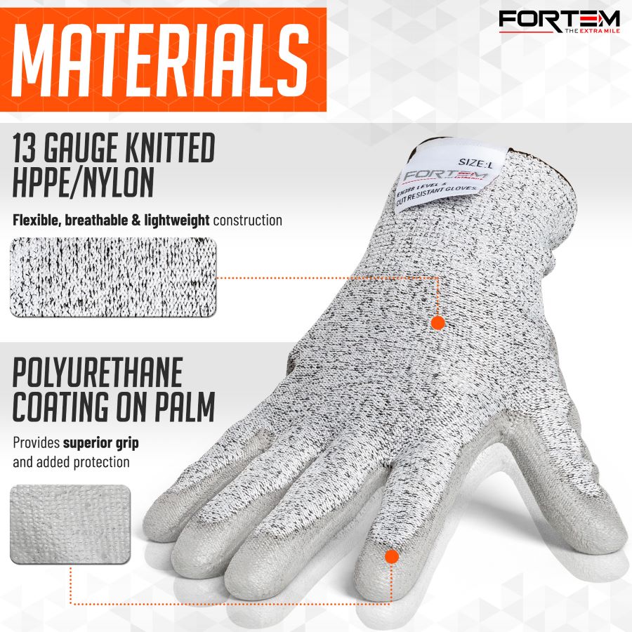 Protective Gloves - PU Coated