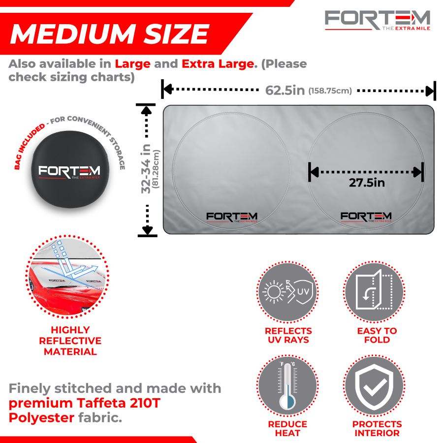 Windshield Sunshade Medium
