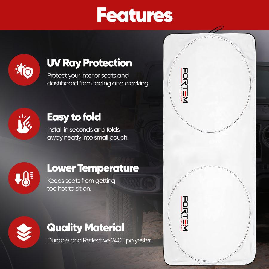 Windshield Sunshade XS