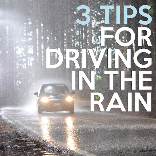 Tips for Driving in the rain